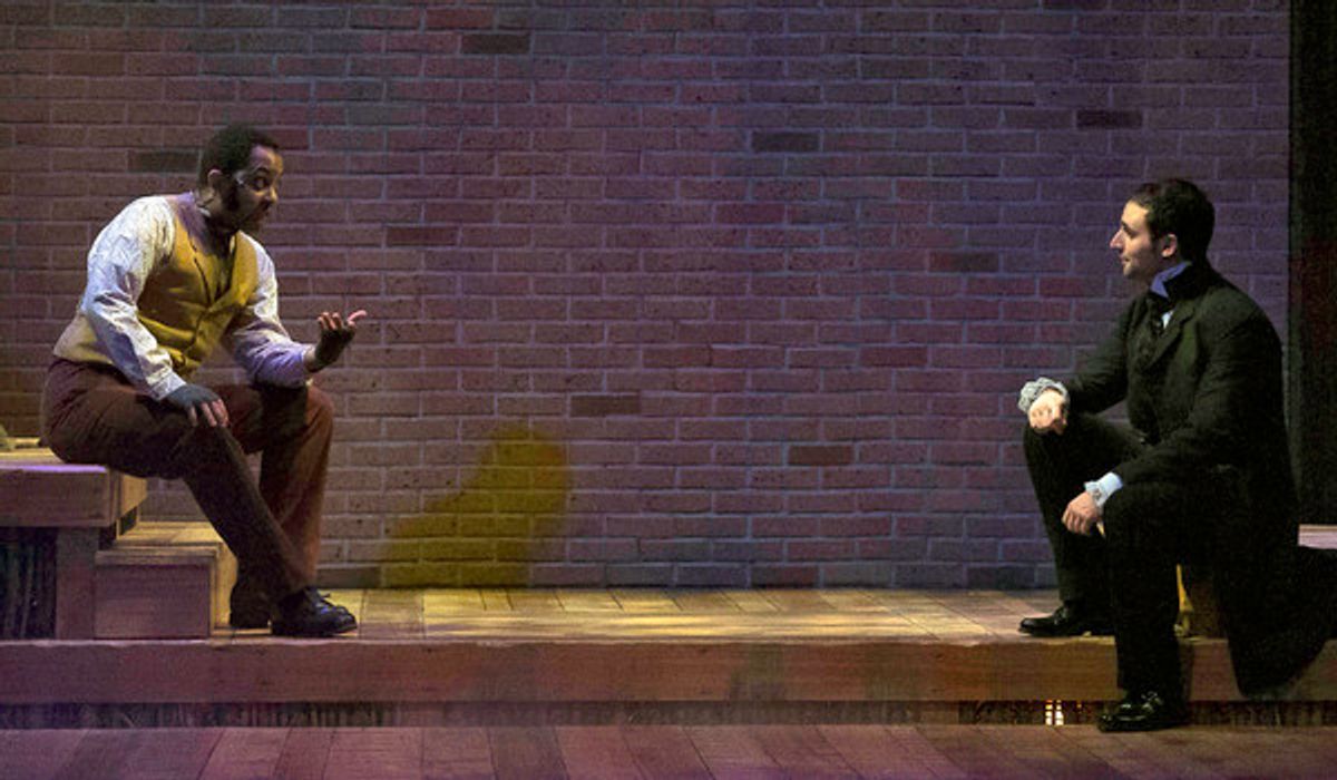 Michael Ruff and Blake Graham in SLEEPY HOLLOW at Cumberland County Playhouse at 