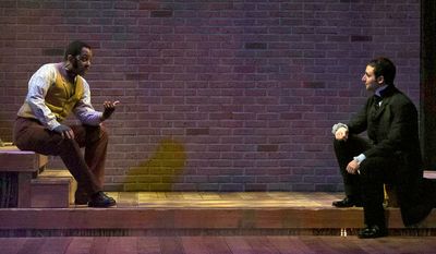 Michael Ruff and Blake Graham in SLEEPY HOLLOW at Cumberland County Playhouse Photo