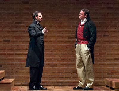 Black Graham and Brett Hancock in SLEEPY HOLLOW at Cumberland County Playhouse  Photo