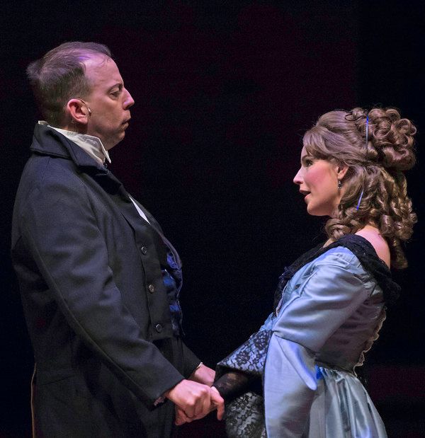 Jason Ross and Harli Cooper in SLEEPY HOLLOW at Cumberland County Playhouse  Photo