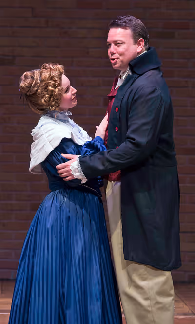 Harli Cooper and Brett Hancock in SLEEPY HOLLOW at Cumberland County Playhouse  Photo