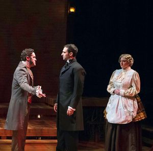 Daniel Black, Blake Graham, and Caitlin Schaub in SLEEPY HOLLOW at Cumberland County Playhouse @ BroadwayWorld Daniel Black, Blake Graham, and Caitlin Schaub in SLEEPY HOLLOW at Cumberland County Photo