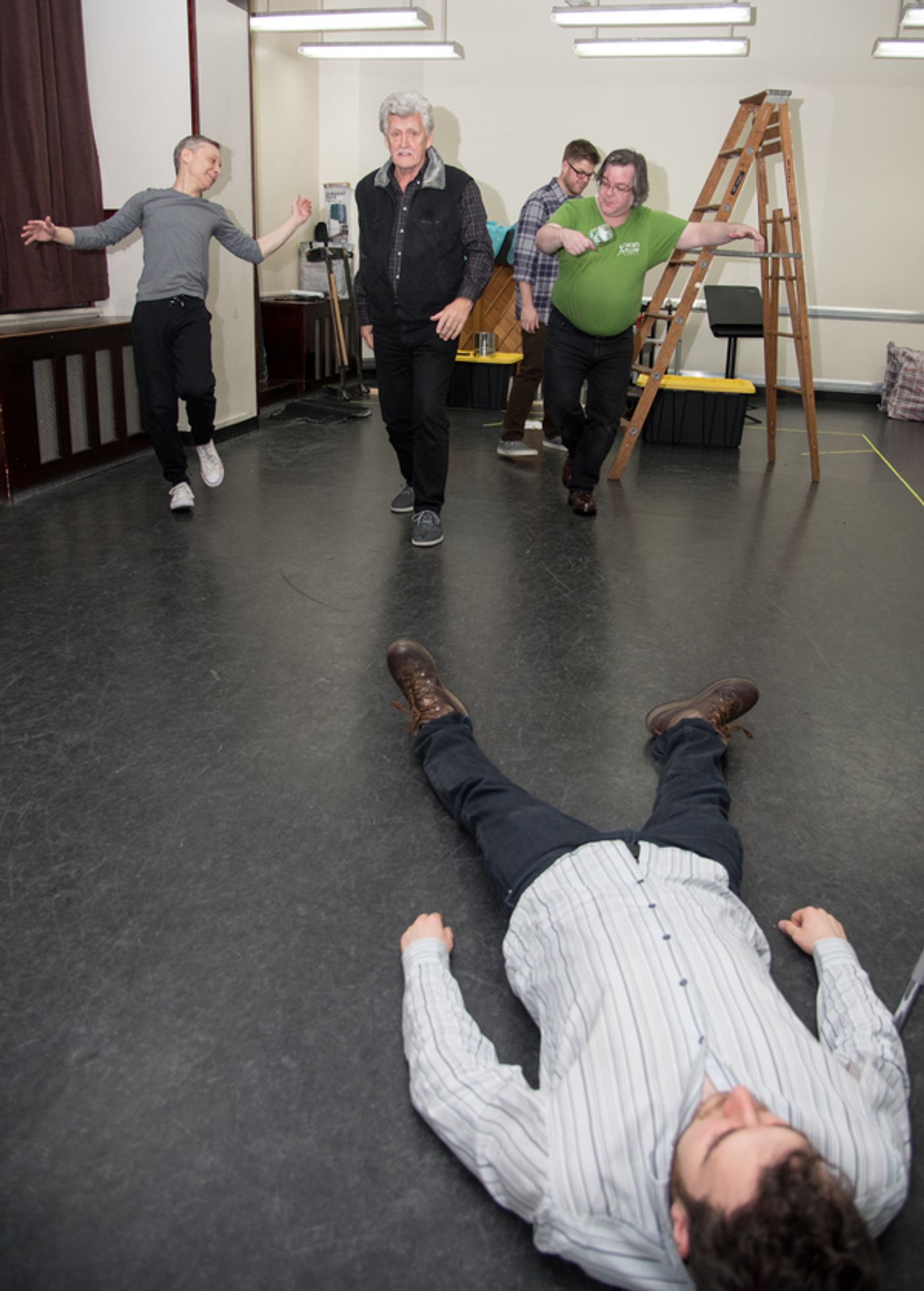 Photo Flash: Inside Rehearsal for THE ENLIGHTENMENT OF MR. MOLE at The Schoolhouse Theater  Image