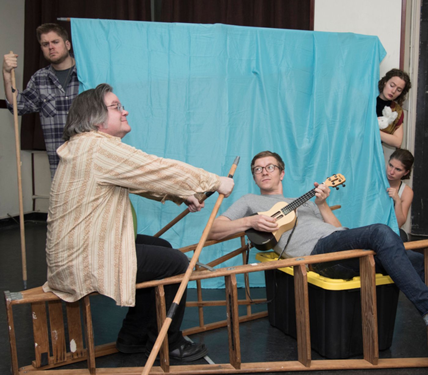 Photo Flash: Inside Rehearsal for THE ENLIGHTENMENT OF MR. MOLE at The Schoolhouse Theater  Image