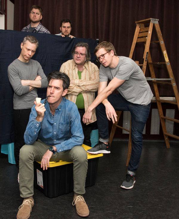 Director B.H. Barry and company in rehearsal for his newest show, The Enlightenment o Photo