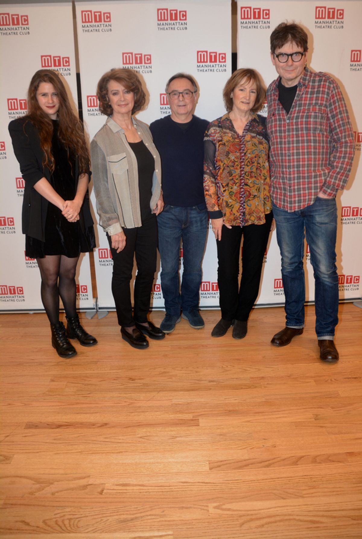 Lucy Kirkwood, Francesca Annis, Ron Cook, Deborah Findlay and James McDonald at 