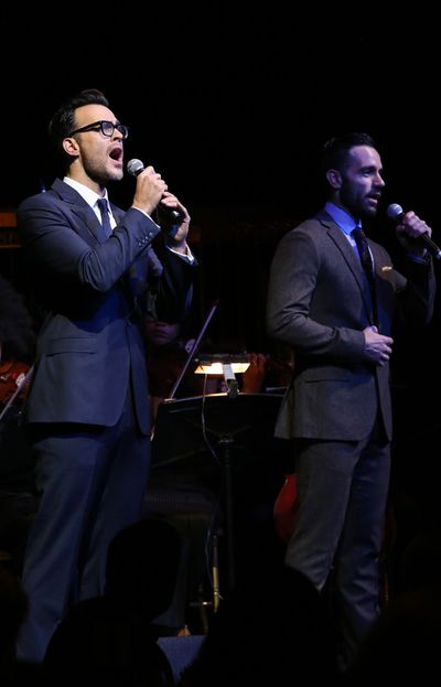 Cheyenne Jackson and Ramin Karimloo Photo