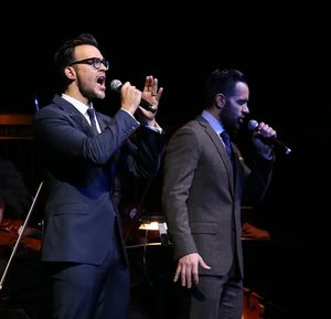 Cheyenne Jackson and Ramin Karimloo Photo