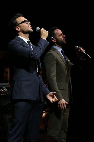 Cheyenne Jackson and Ramin Karimloo Photo