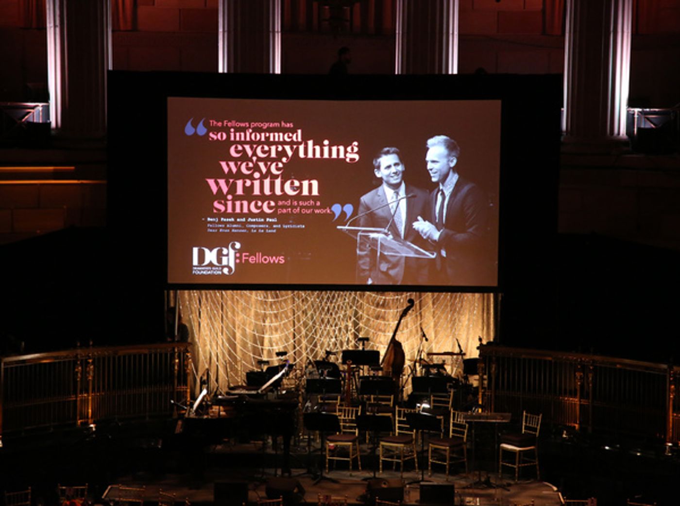 Photo Flash: Hal Prince, Stephen Sondheim and More on the Red Carpet for DGF's 'Lucky Stars' Gala  Image