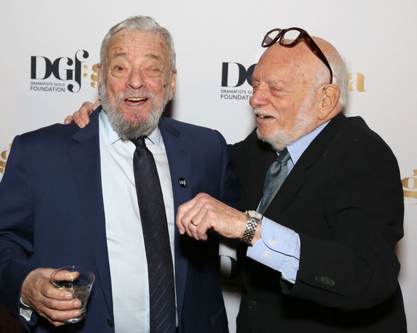 Photo Flash: Hal Prince, Stephen Sondheim and More on the Red Carpet for DGF's 'Lucky Stars' Gala  Image