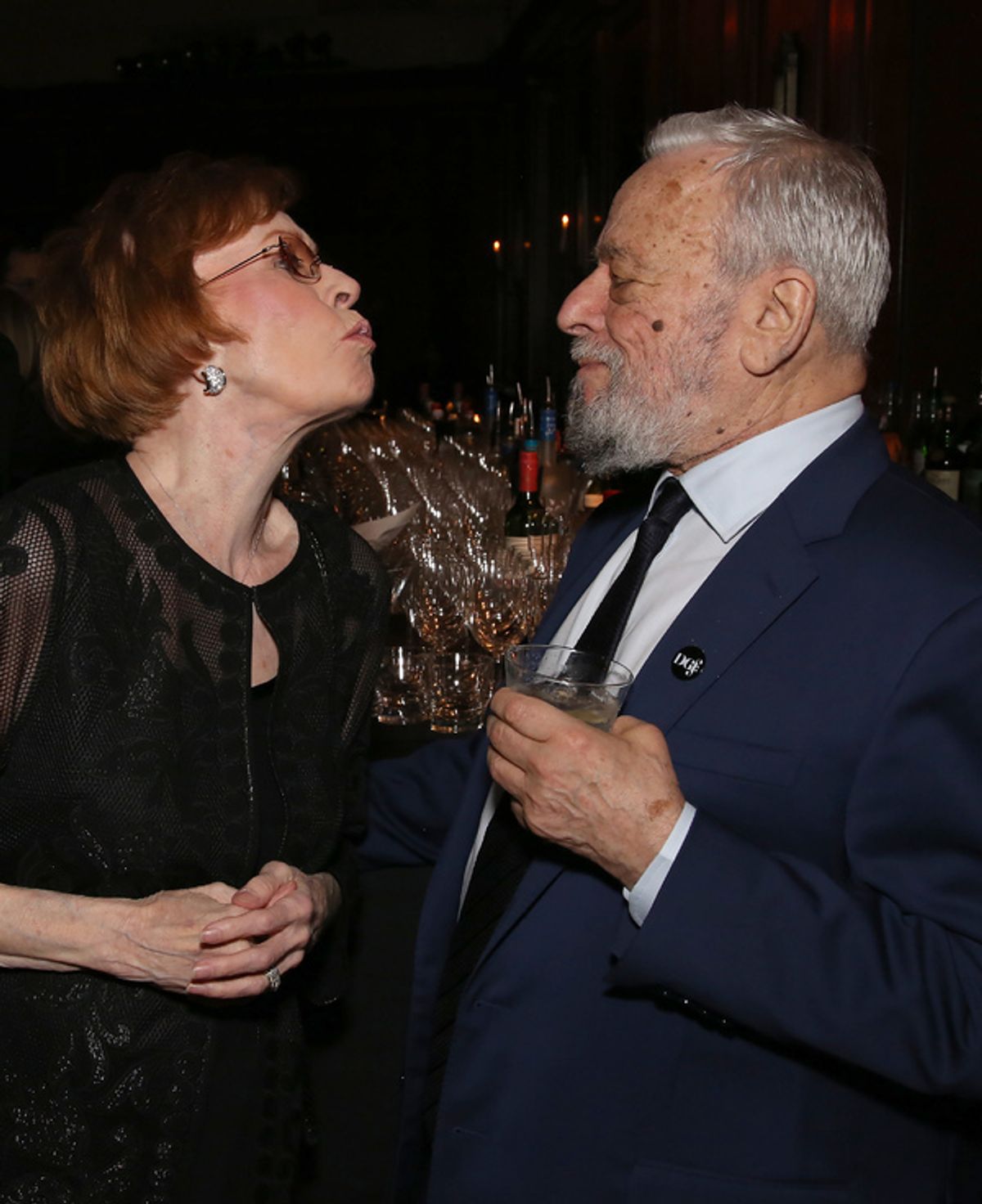 Carol Burnett and Stephen Sondheim at 