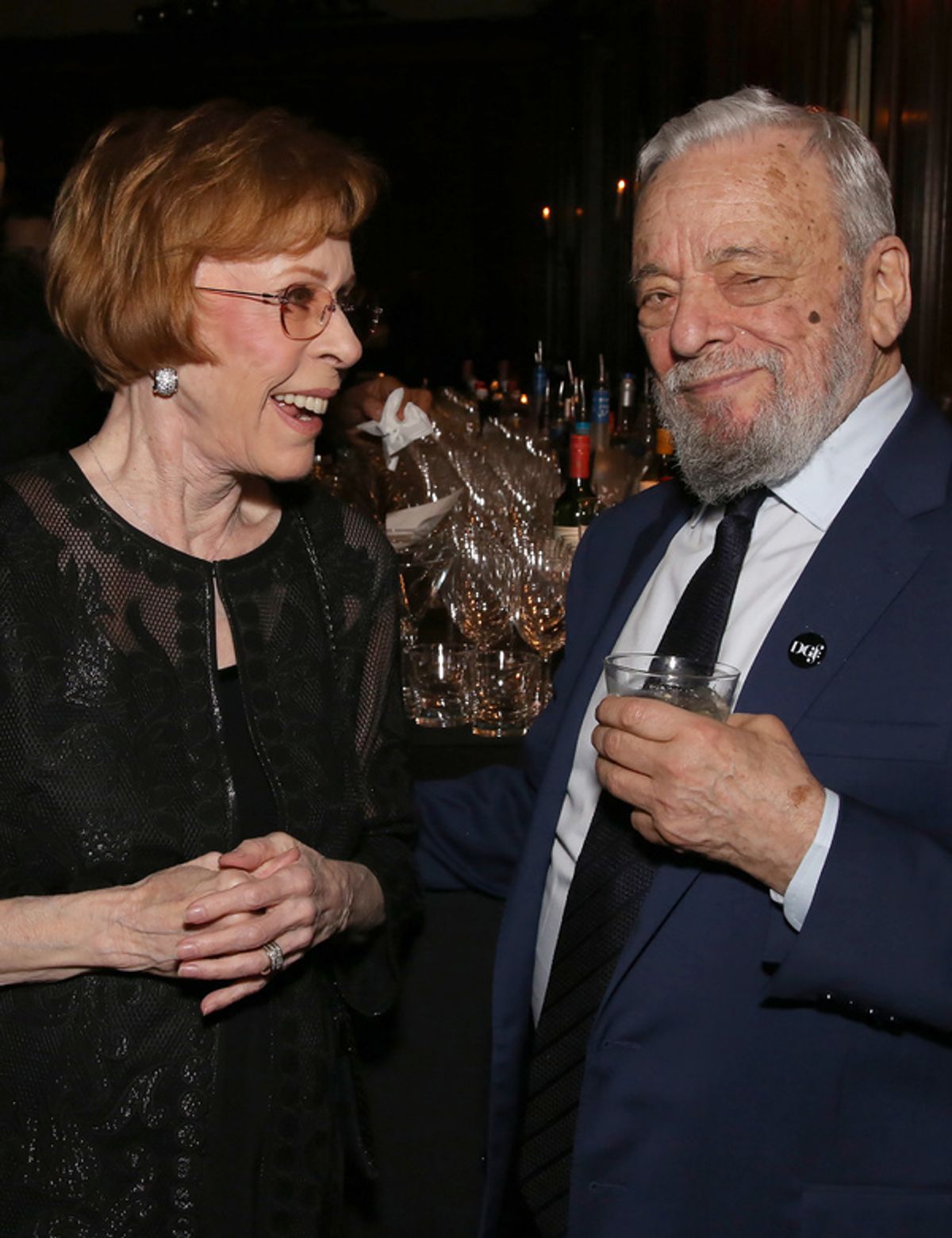 Carol Burnett and Stephen Sondheim at 