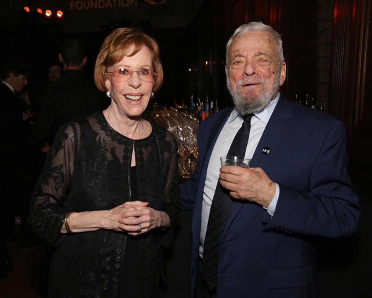 Carol Burnett and Stephen Sondheim at 