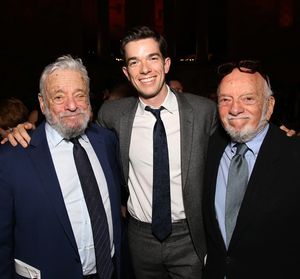 Stephen Sondheim, John Mulaney and Hal Prince Photo