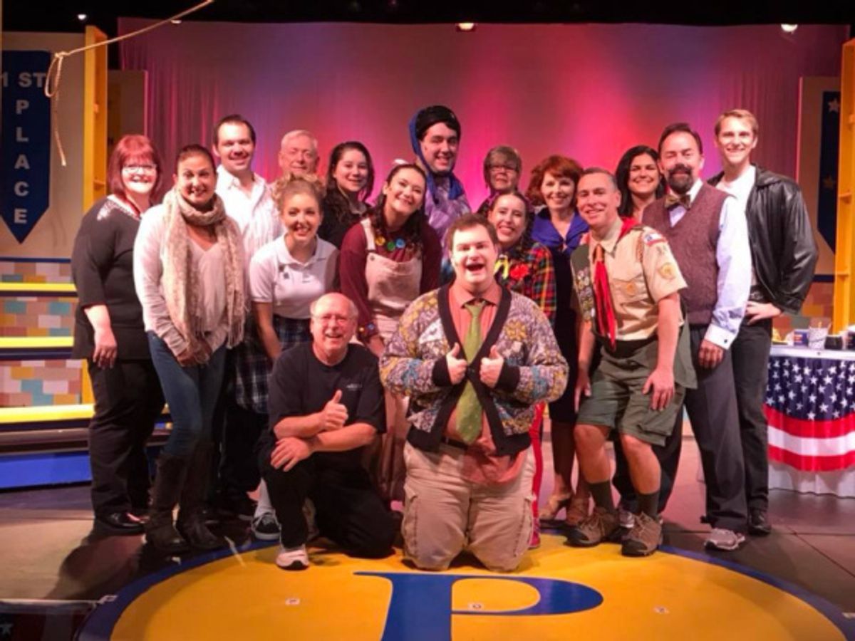 The Cast and Crew of The 25th Annual Putnam County Spelling Bee at Dante Hall at 