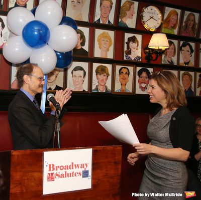 David Hyde Pierce and Julie Menin Photo