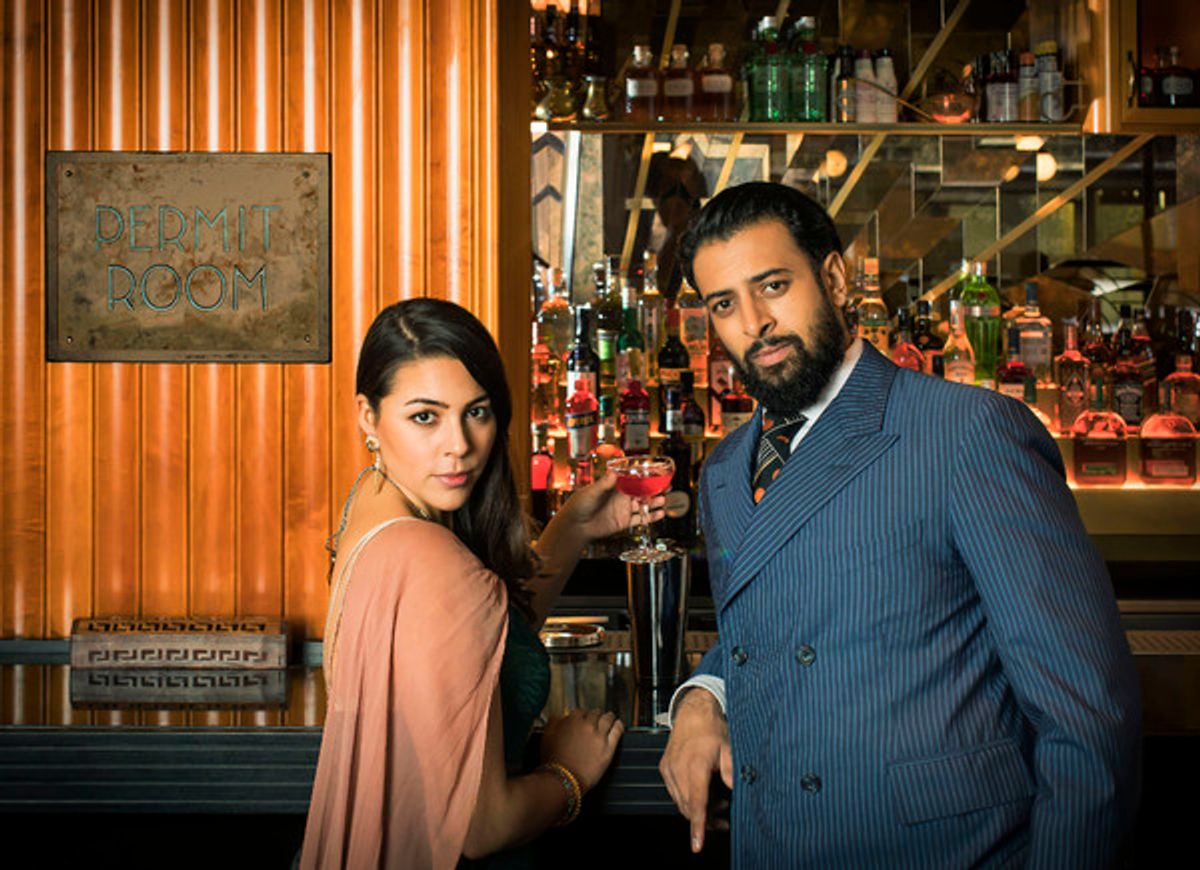 Sophie Khan Levy and Vkash Bhai at 