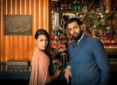 Sophie Khan Levy and Vkash Bhai Photo