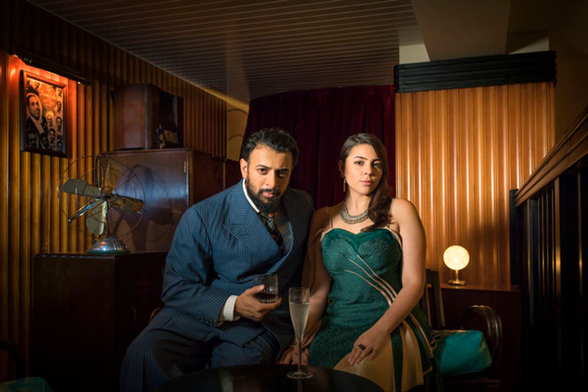 Vikash Bhai and Sophie Khan Levy at 