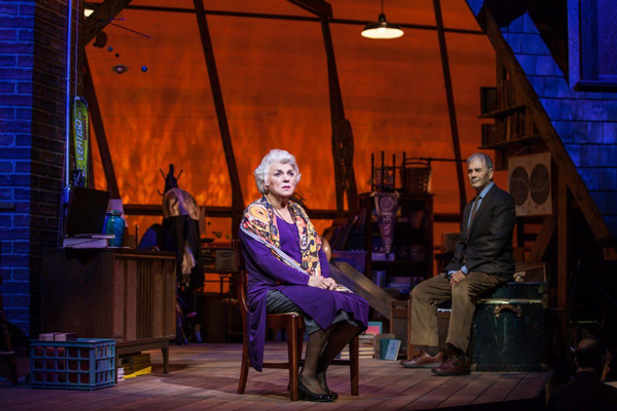 Tyne Daly stars in the world premiere of Chasing Memâ€™ries: A Different Kind of Musical at the Geffen Playhouse. Photo by Chris Whitaker.
 at 