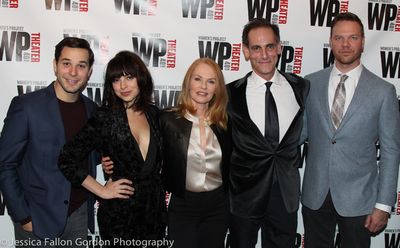 Skylar Astin, Krysta Rodriguez, Marg Helgenberger, Damian Young, and Jim Parrack Photo