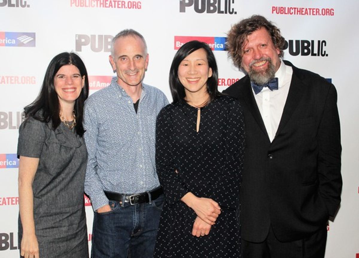 Mandy Hackett, Neel Keller, Julia Cho and Oskar Eustis at 
