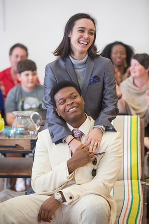 Amara James Aja and Jennifer Paredes @ BroadwayWorld Amara James Aja and Jennifer Paredes Photo