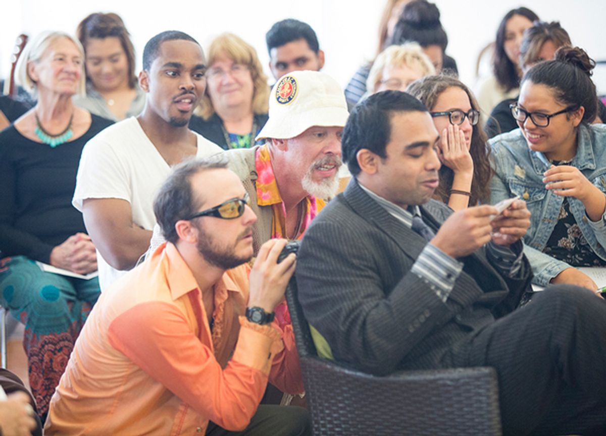 Kevin Hafso Koppman, Mike Sears, and Ajinkya Desai at 