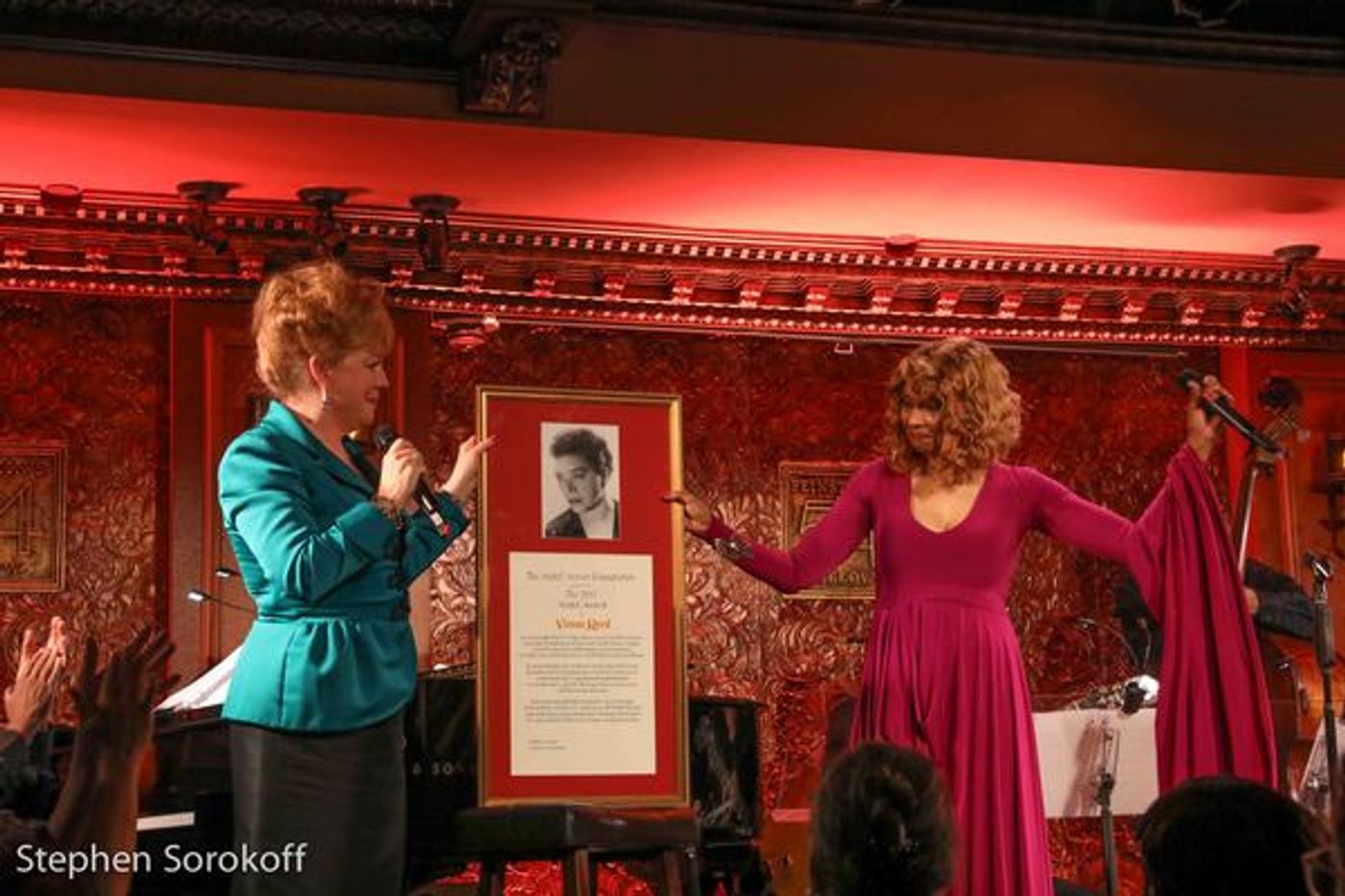Photo Coverage: Vivian Reed Honored By The Mabel Mercer Foundation During Her Lena Horne Show at Feinstein's/54 Below  Image