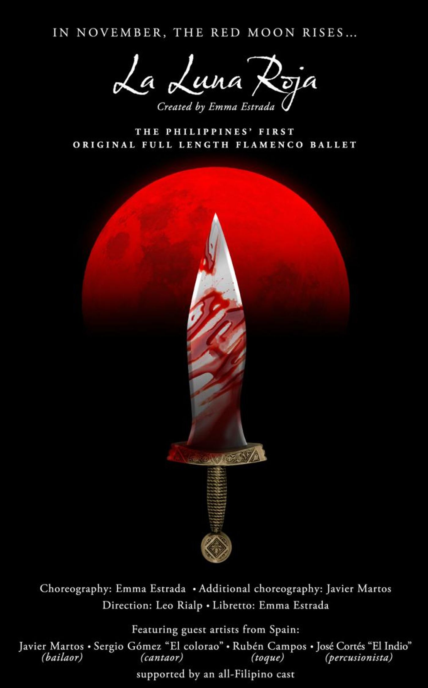 Centro Flamenco to Stage Flamenco Ballet LA LUNA ROJA, 11/25-26  Image