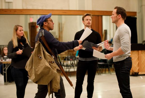 Aasif Mandvi, Christopher Wheeldon, Patrick Wilson Photo