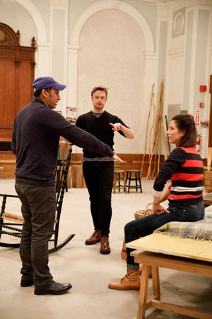 Aasif Mandvi, Christopher Wheeldon, Stephanie J. Block @ BroadwayWorld Aasif Mandvi, Christopher Wheeldon, Stephanie J. Block Photo