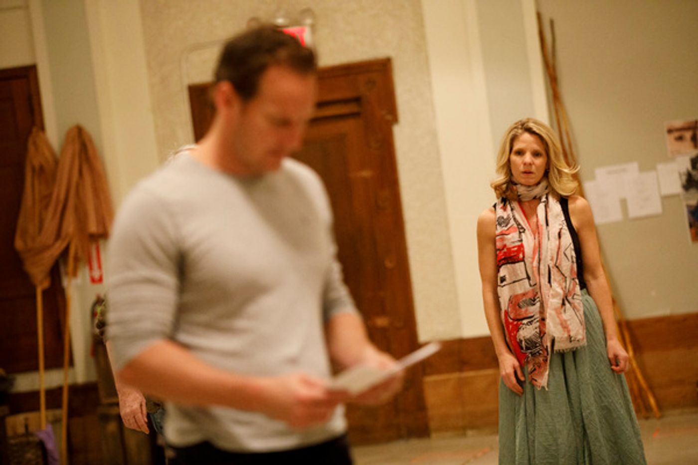 Photo Flash: Kelli O'Hara, Patrick Wilson & More In Rehearsal for BRIGADOON!  Image