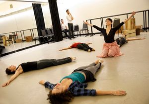 Sara Esty  and cast Photo