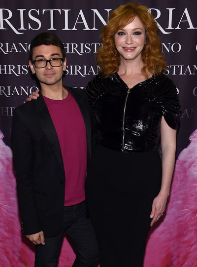 Christian Siriano and Christina Hendricks Photo