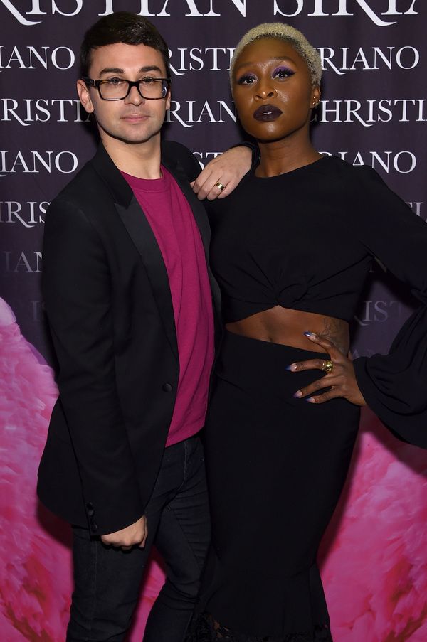 Christian Siriano and Cynthia Erivo Photo