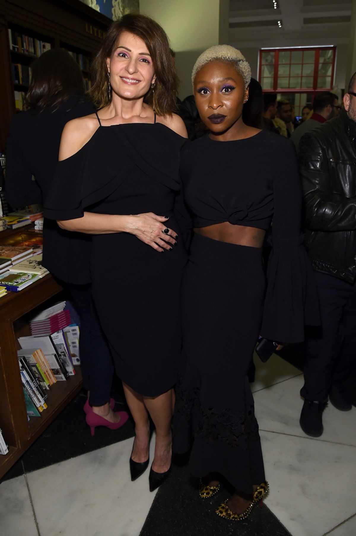Nia Vardalos and Cynthia Erivo at 