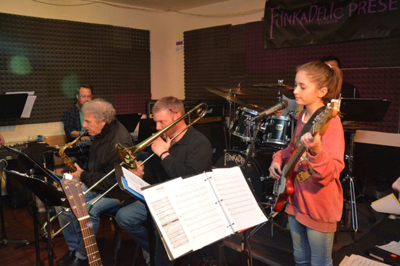 Photo Coverage: In Rehearsal with Drew Gehling, Lesli Mergherita, and More for ROCKERS ON BROADWAY  Image