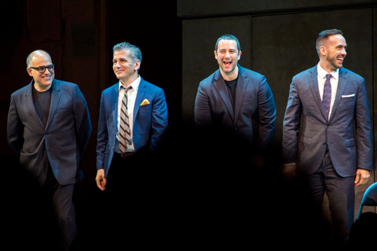 David Yazbek, David Cromer, Itamar Moses, Patrick McCollum at 