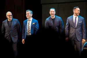 David Yazbek, David Cromer, Itamar Moses, Patrick McCollum @ BroadwayWorld David Yazbek, David Cromer, Itamar Moses, Patrick McCollum Photo