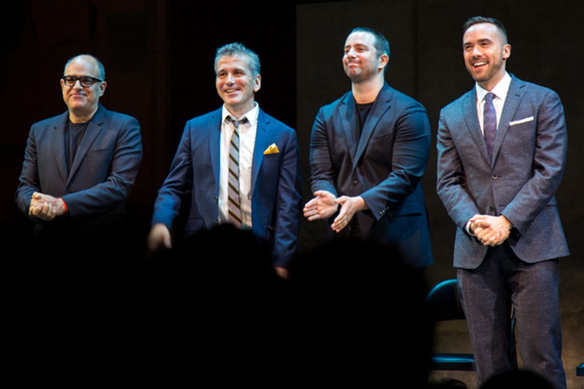 David Yazbek, David Cromer, Itamar Moses, Patrick McCollum at 