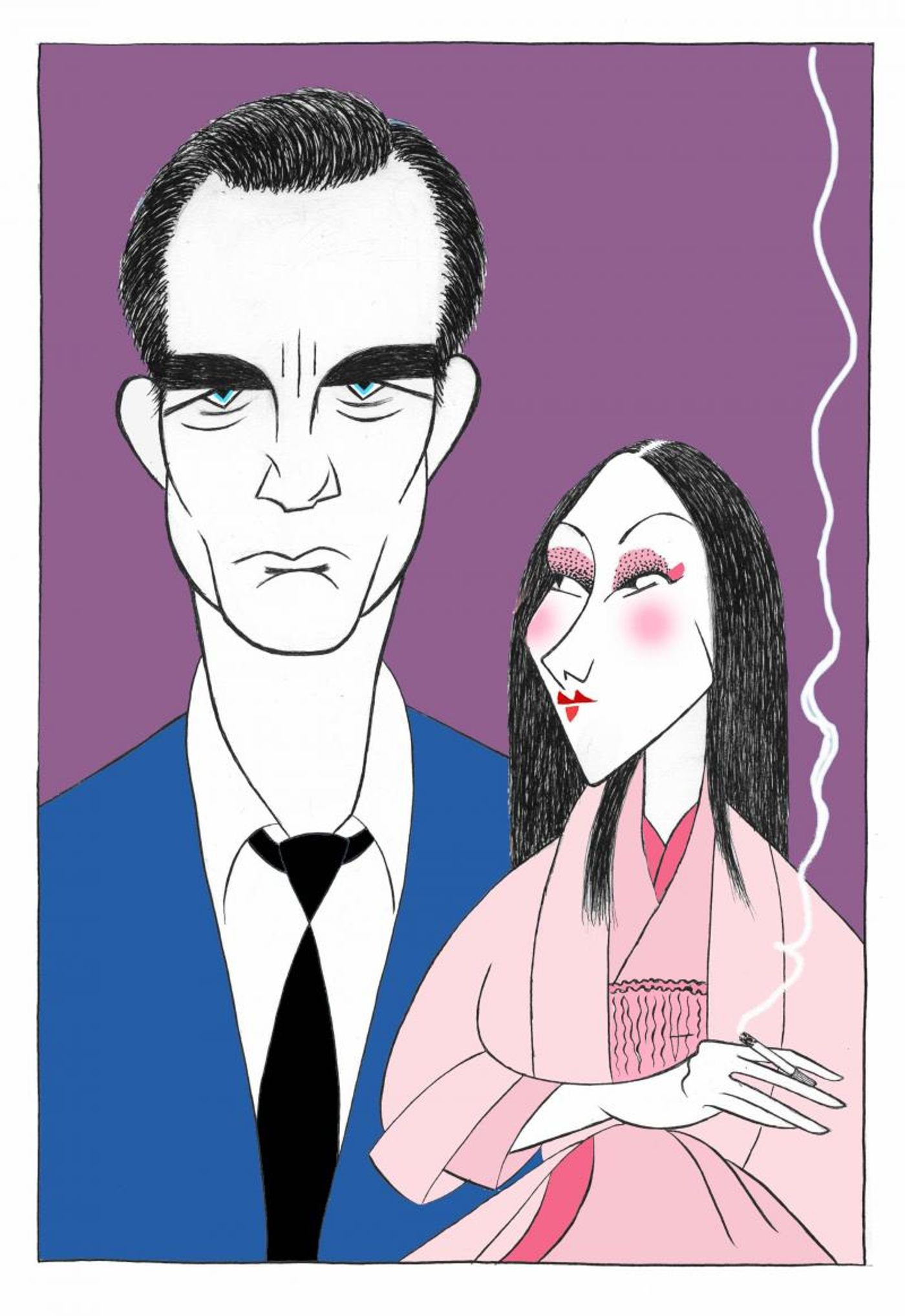 BWW Exclusive: Ken Fallin Draws the Stage - M. BUTTERFLY  Image