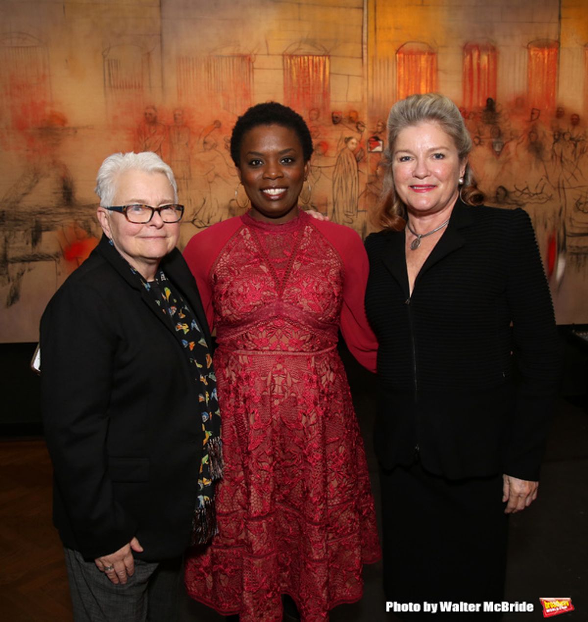 Paula Vogel, Antoinette Nwandu and Kate Mulgrew  at 