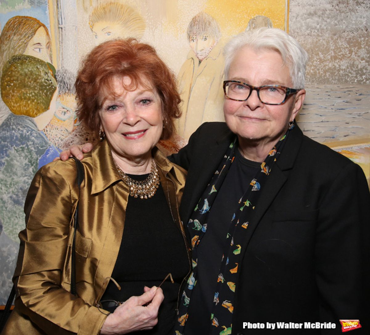Anita Gillette and Paula Vogel  at 