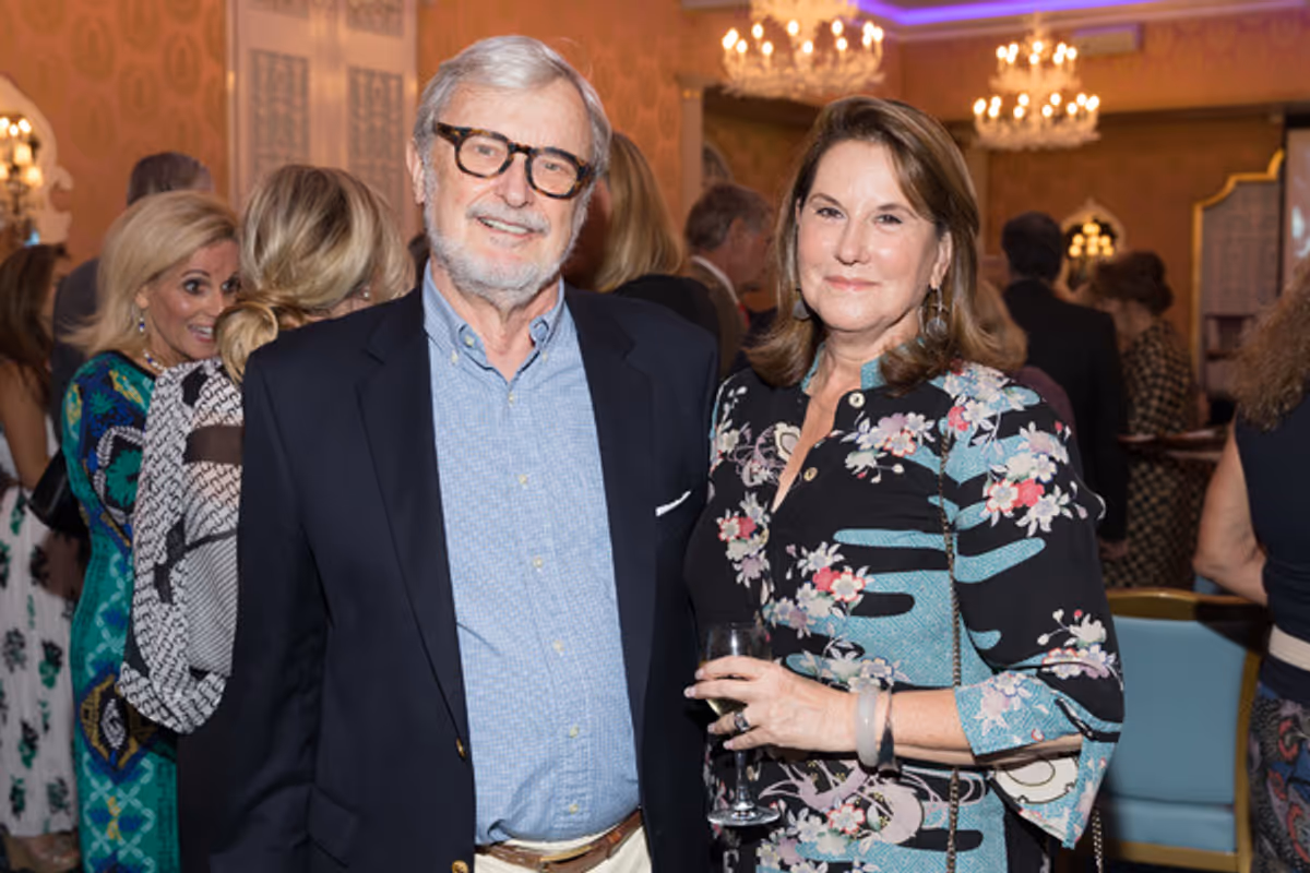 Riccardo & Helen Boehm at CULTURE & COCKTAILS at The Colony Attracts 150 to Opening Conversation