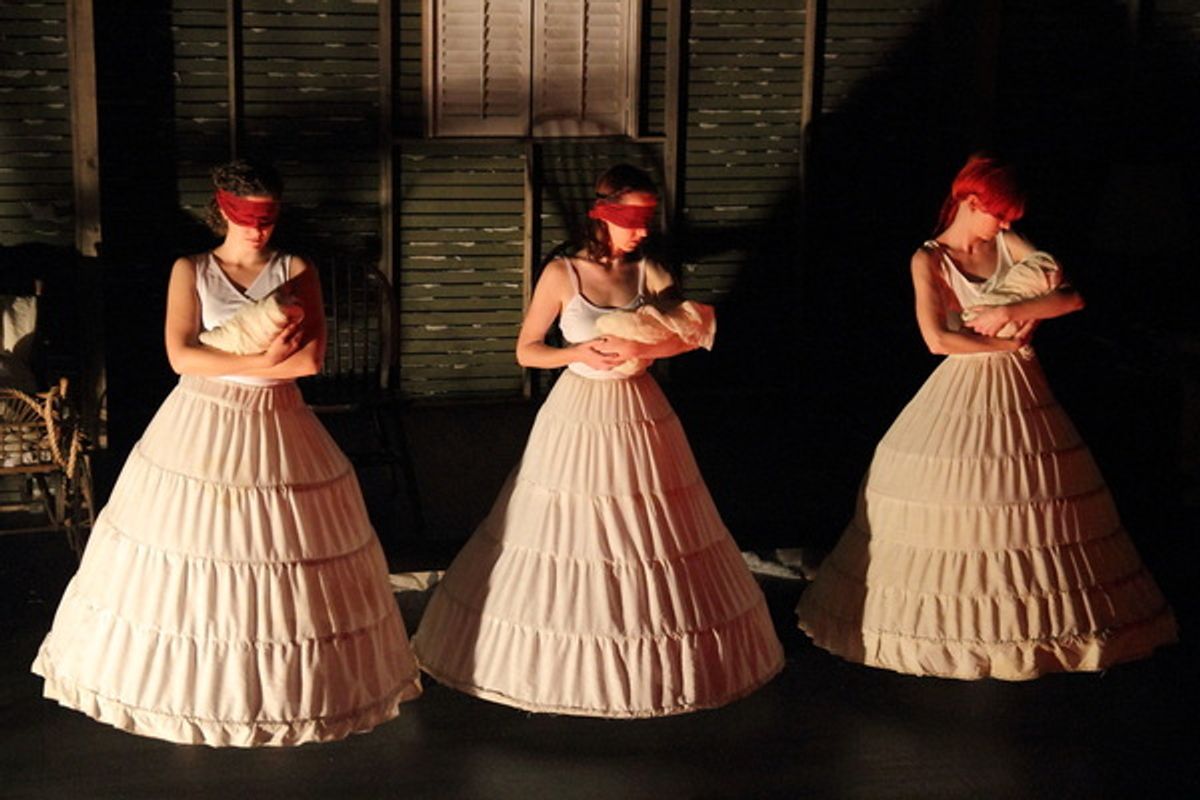 Audrey Flegel, Leslie Murphy, Katie Pelensky at 