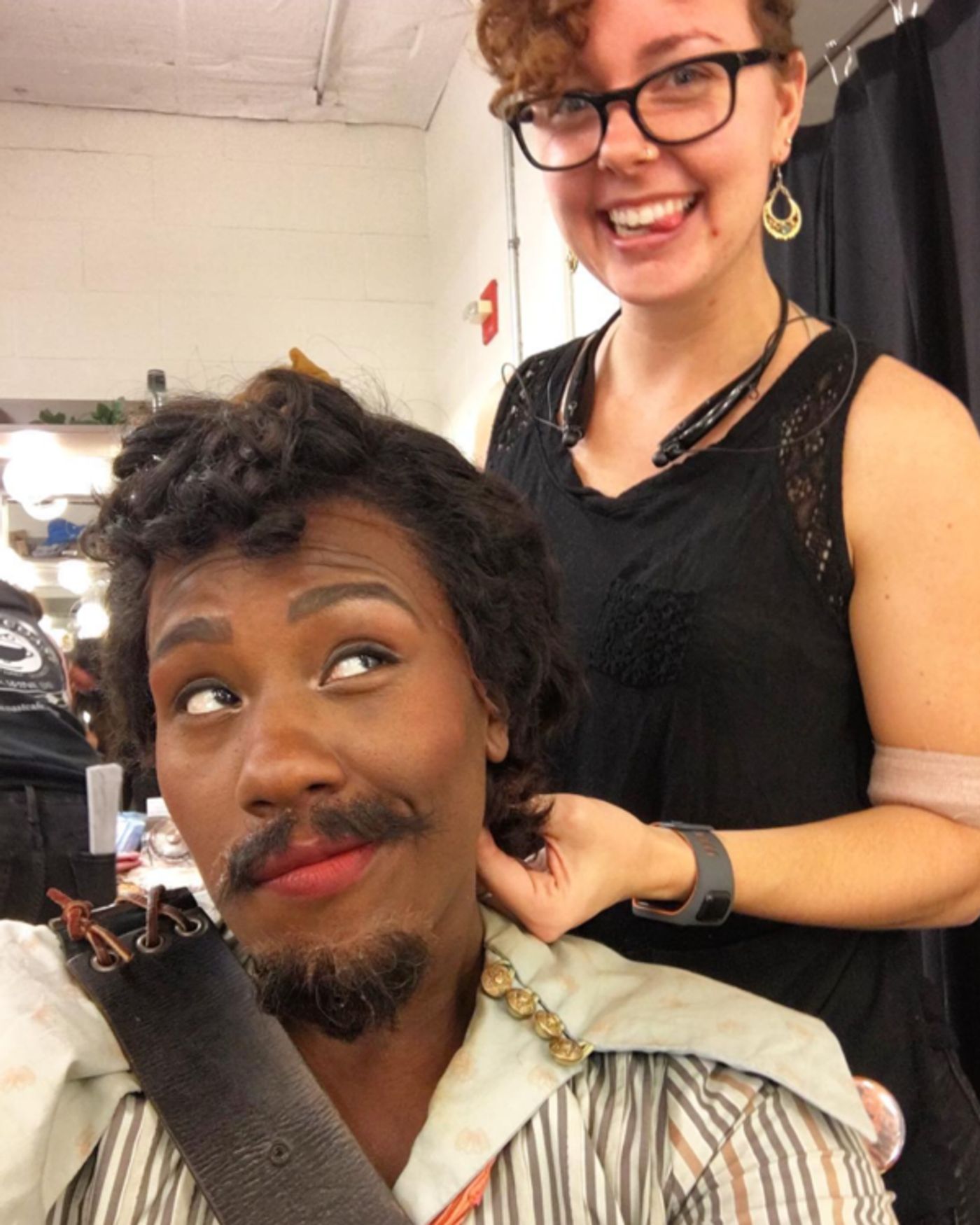 Photo Flash: Escape the Cold Weather with One of SWEENEY TODD's Piping Hot Pies and More Saturday Intermission Pics!  Image