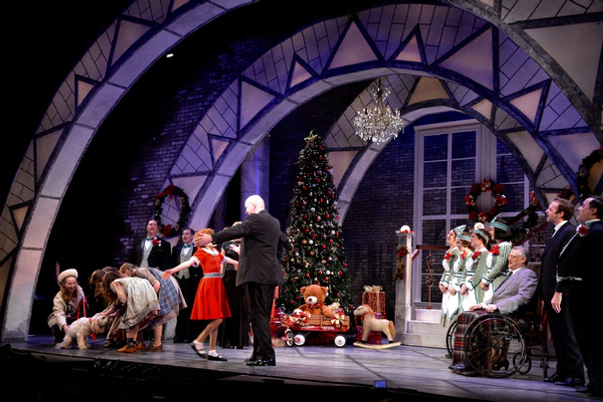 Presley Ryan, George Dvorsky and the Cast of Annie at 