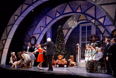 Presley Ryan, George Dvorsky and the Cast of Annie Photo